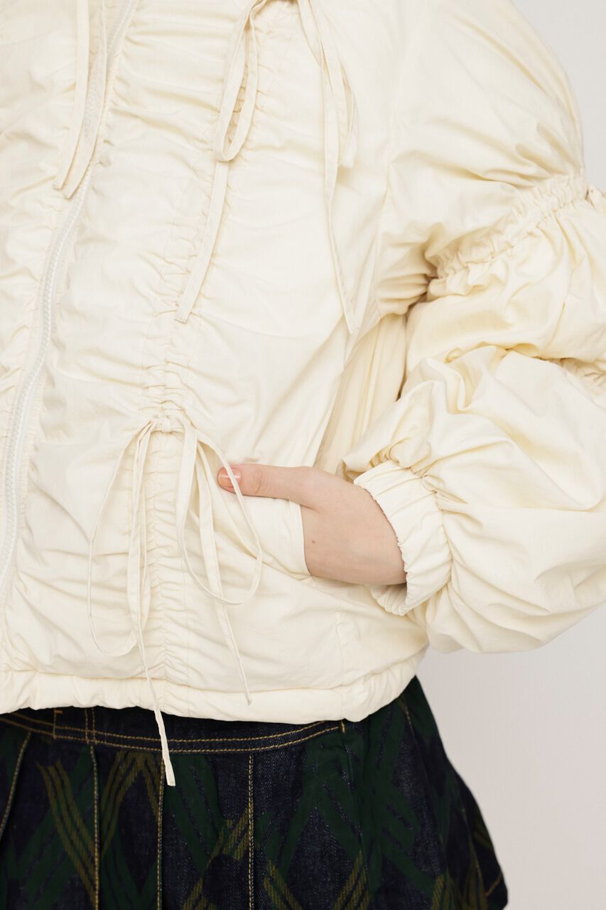 SLY「RIBBON GATHER PUFFER ジャケット」|その他|