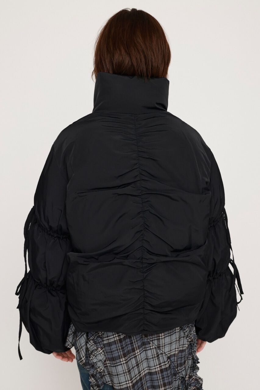 SLY「RIBBON GATHER PUFFER ジャケット」|その他|