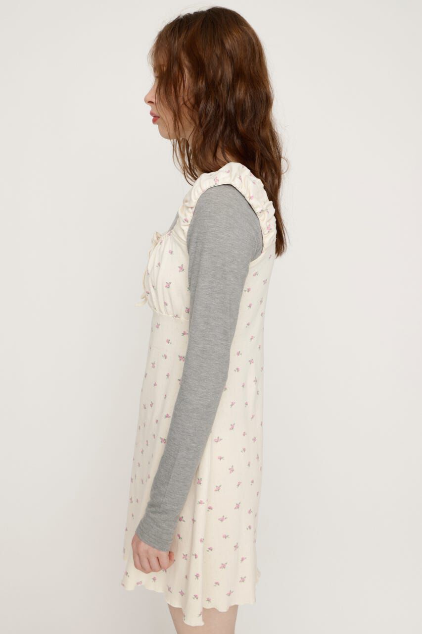 SLY「GATHER FLARE ショートワンピース」|ワンピース|