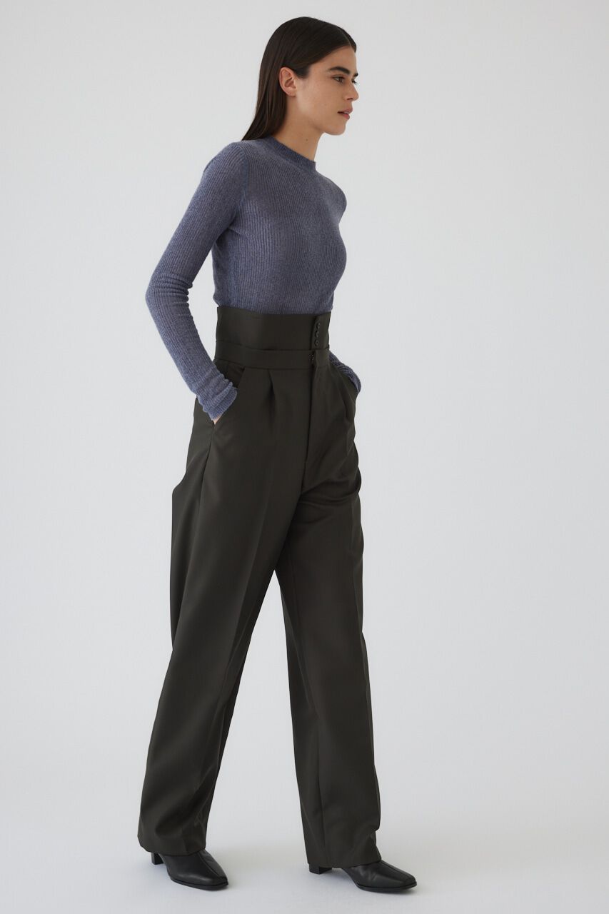 RIM.ARK 「Gabardine super high waist PT」|その他|
