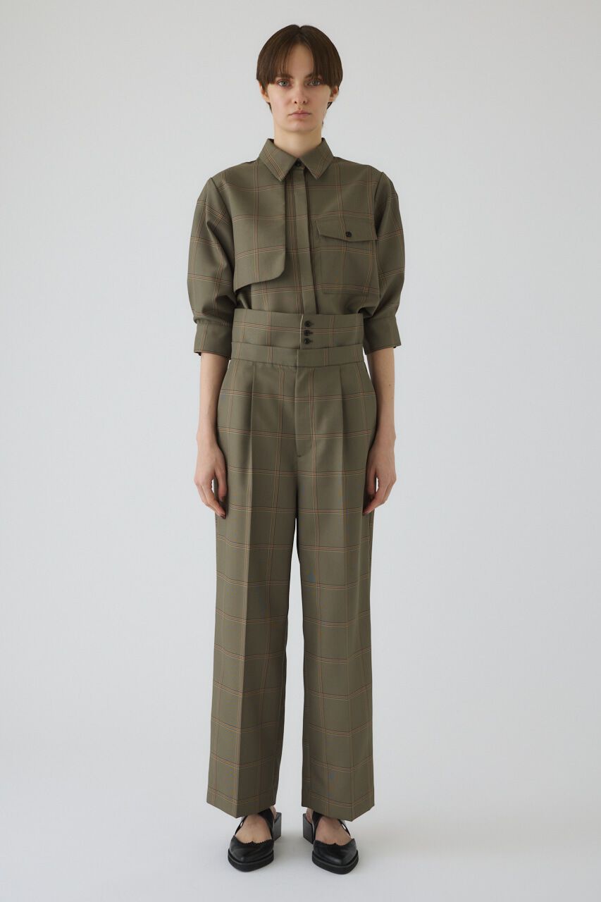 RIM.ARK 「Gabardine super high waist PT」|その他|