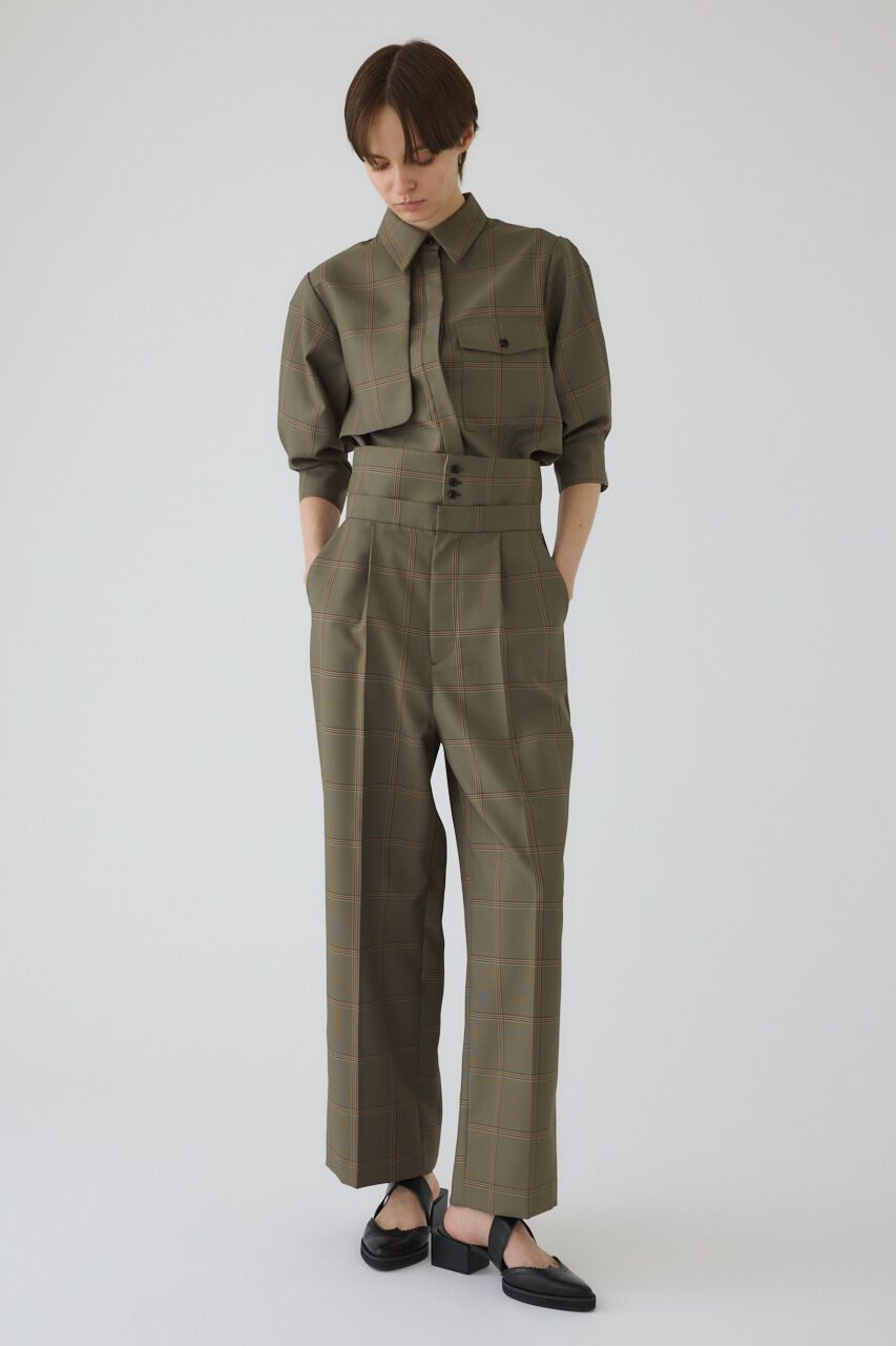 RIM.ARK 「Gabardine super high waist PT」|その他|