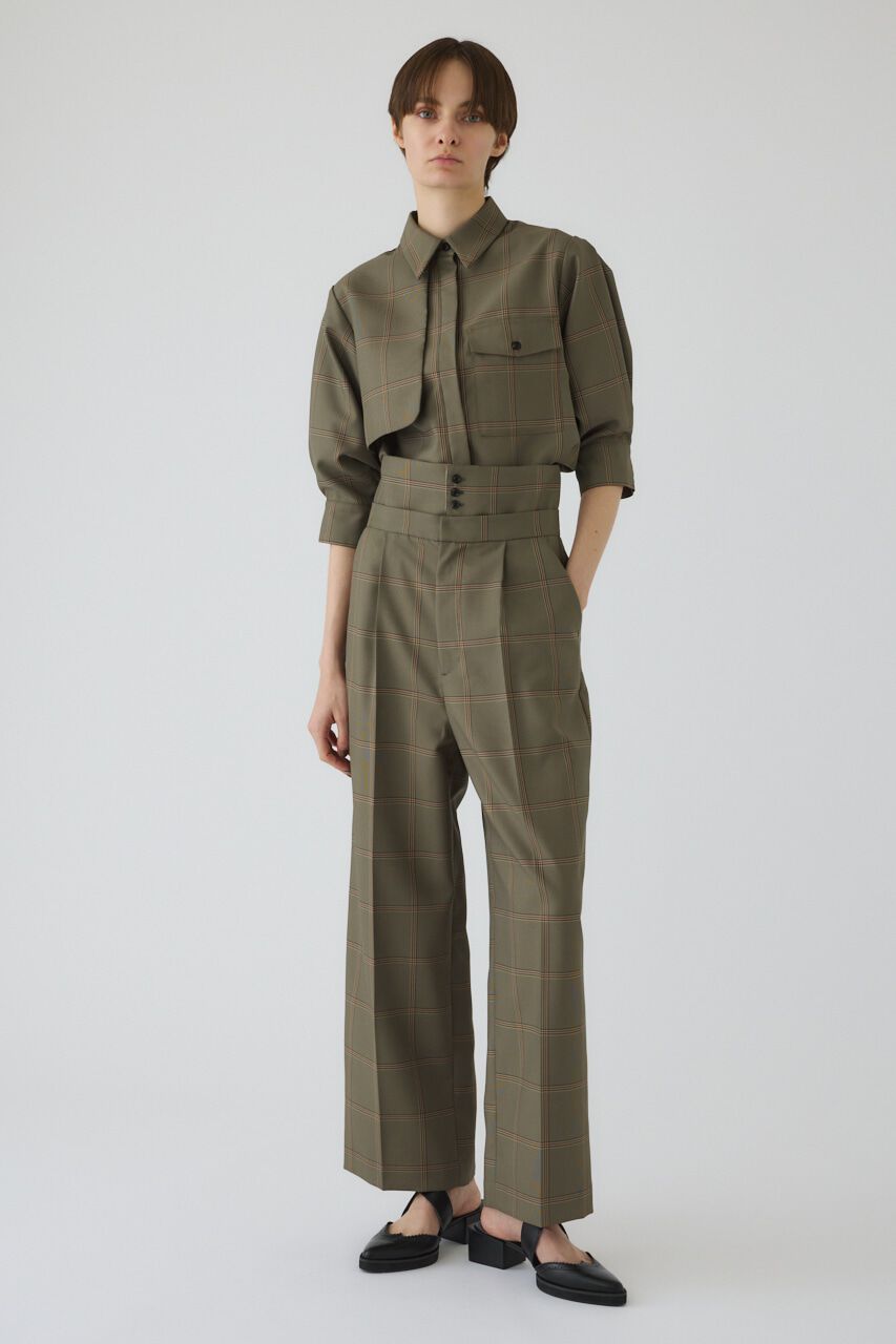 RIM.ARK 「Gabardine super high waist PT」|その他|