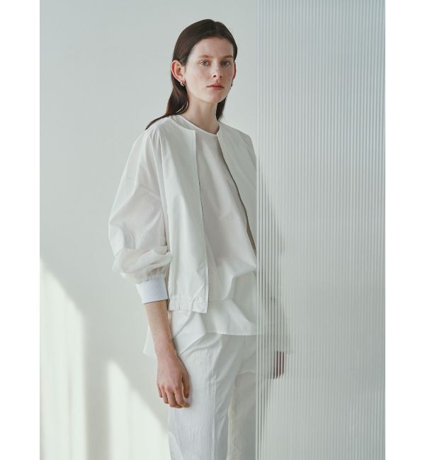 ELENDEEK「SHEER SLEEVE BZ」|ブルゾン・スタジャン|