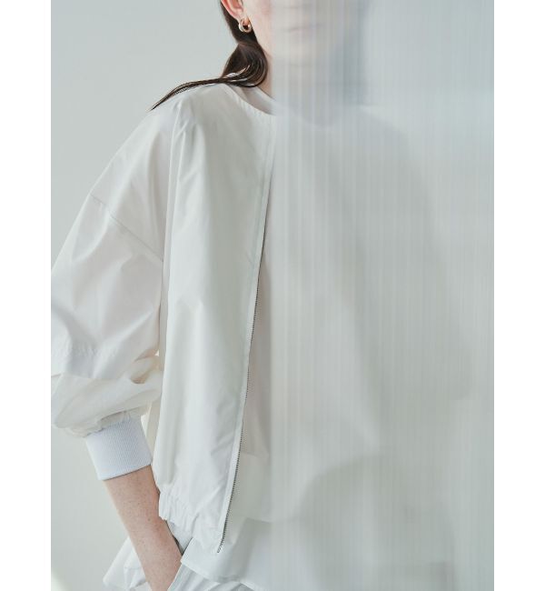 ELENDEEK「SHEER SLEEVE BZ」|ブルゾン・スタジャン|