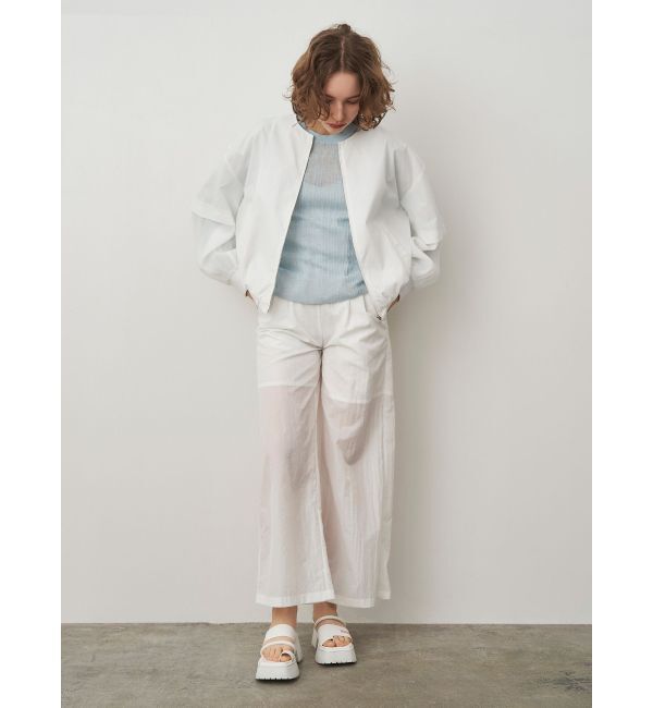 ELENDEEK「SHEER SLEEVE BZ」|ブルゾン・スタジャン|