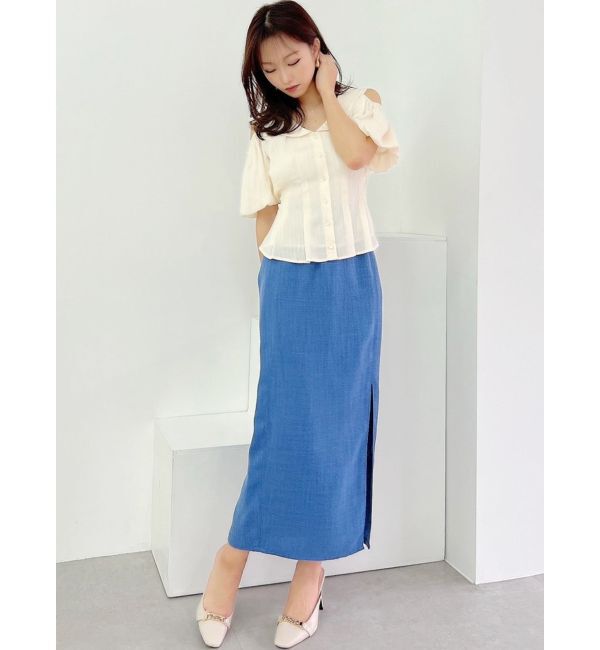 RESEXXY「ライトツイードミディスカート」|スカート|