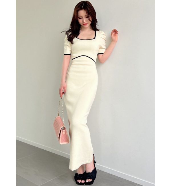 RESEXXY「バイカラータイトワンピース」|ワンピース|