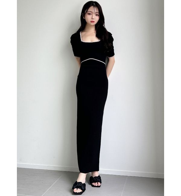 RESEXXY「バイカラータイトワンピース」|ワンピース|