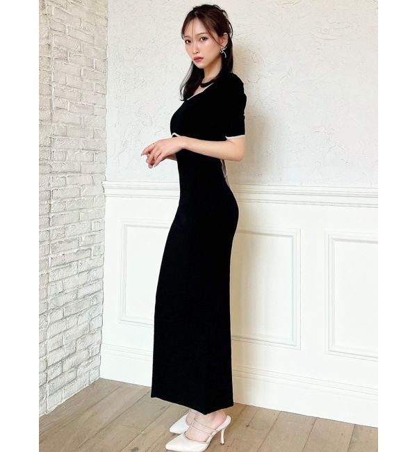 RESEXXY「バイカラータイトワンピース」|ワンピース|