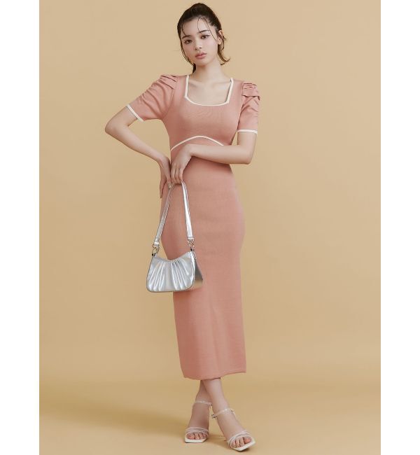 RESEXXY「バイカラータイトワンピース」|ワンピース|