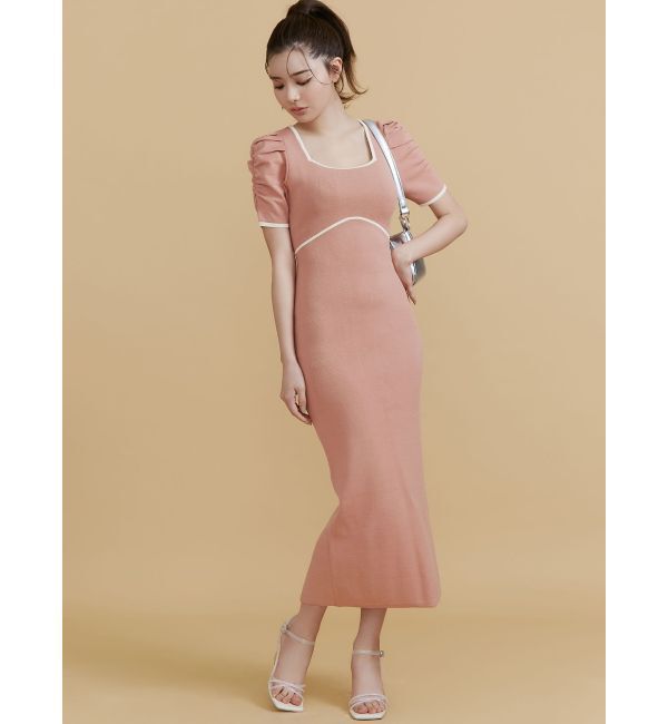 RESEXXY「バイカラータイトワンピース」|ワンピース|