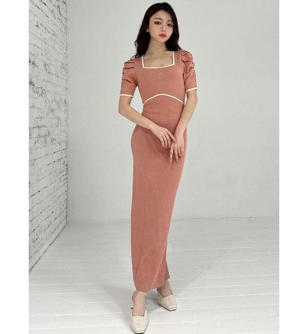 RESEXXY「バイカラータイトワンピース」|ワンピース|