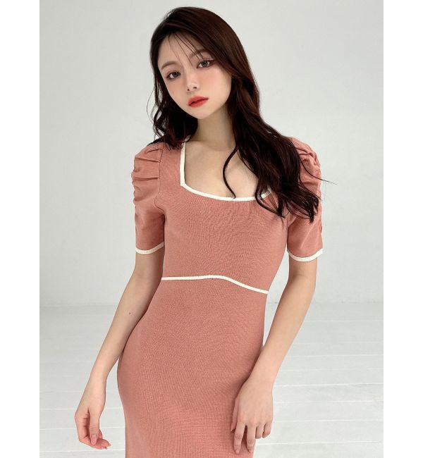RESEXXY「バイカラータイトワンピース」|ワンピース|