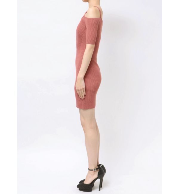 RESEXXY「ストリングデザインタイトニットワンピース」|ワンピース|