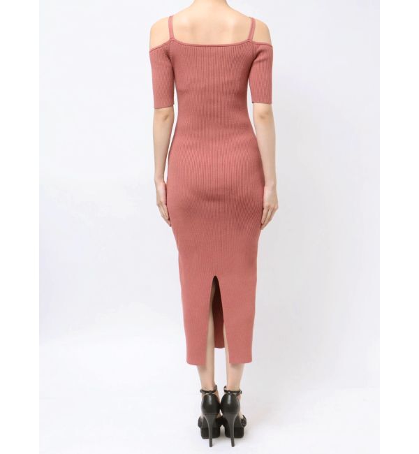 RESEXXY「ストリングデザインタイトニットワンピース」|ワンピース|