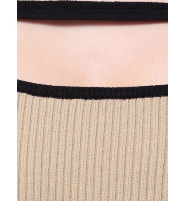 RESEXXY「ストリングデザインタイトニットワンピース」|ワンピース|