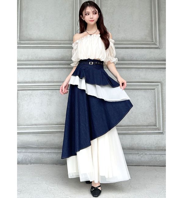 RESEXXY「クロップドオフショルトップス」|シャツ・ブラウス|