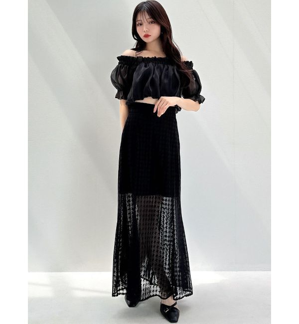 RESEXXY「クロップドオフショルトップス」|シャツ・ブラウス|