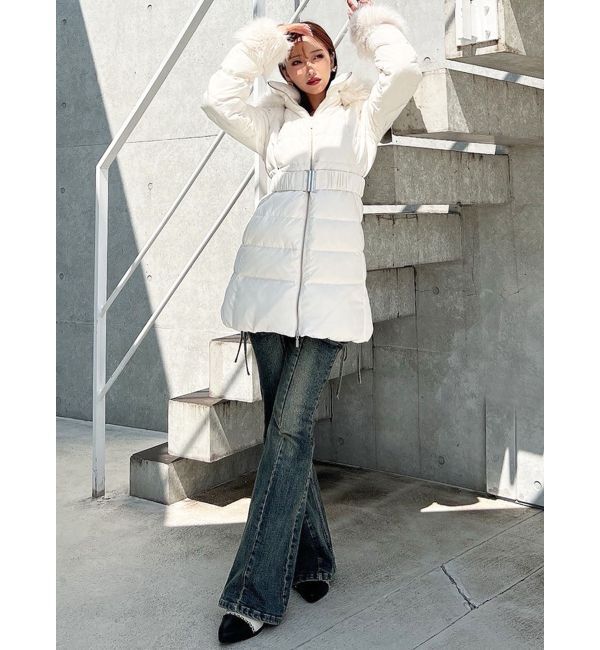 RESEXXY「【追加生産分】カットアウトリボンデニムパンツ」|デニム|