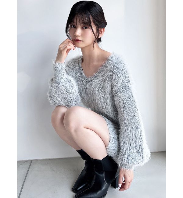 RESEXXY「シャギーニットワンピース」|ワンピース|