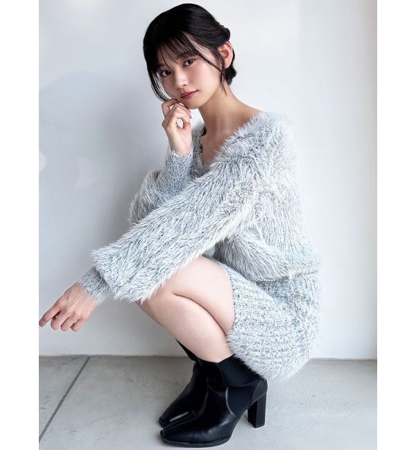 RESEXXY「シャギーニットワンピース」|ワンピース|