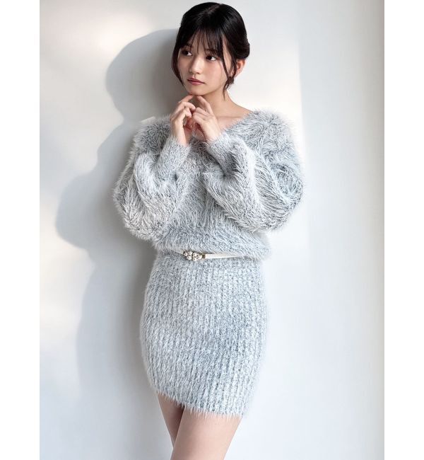 RESEXXY「シャギーニットワンピース」|ワンピース|