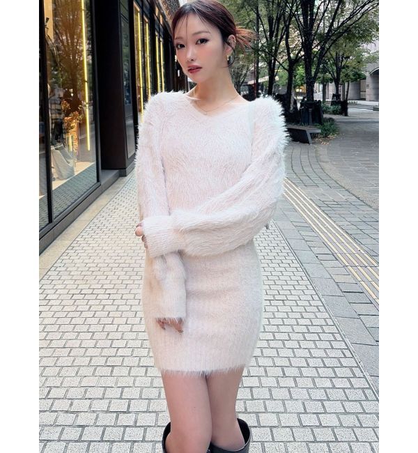 RESEXXY「シャギーニットワンピース」|ワンピース|