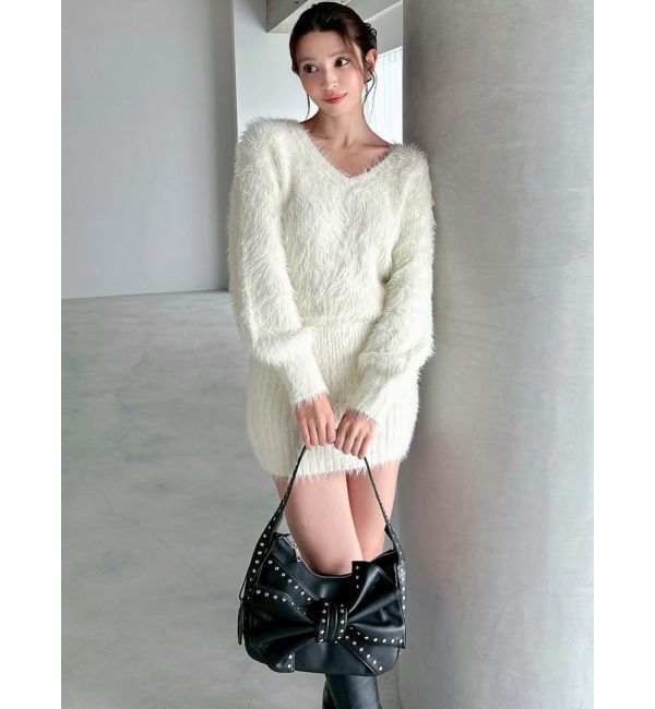 RESEXXY「シャギーニットワンピース」|ワンピース|