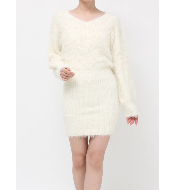 RESEXXY「シャギーニットワンピース」|ワンピース|