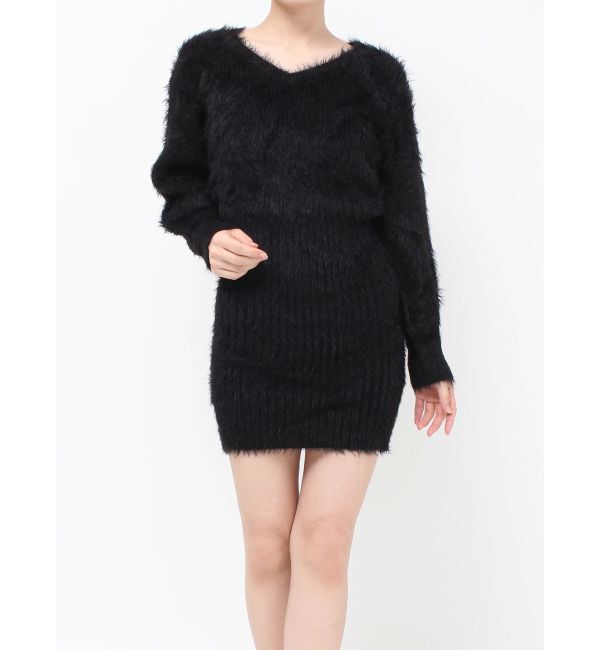 RESEXXY「シャギーニットワンピース」|ワンピース|
