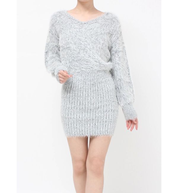 RESEXXY「シャギーニットワンピース」|ワンピース|