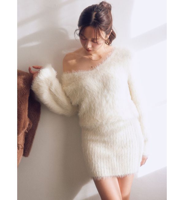 RESEXXY「シャギーニットワンピース」|ワンピース|