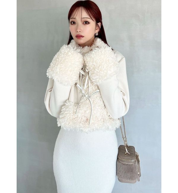 RESEXXY「ポイントフェイクファーブルゾン」|ブルゾン・スタジャン|