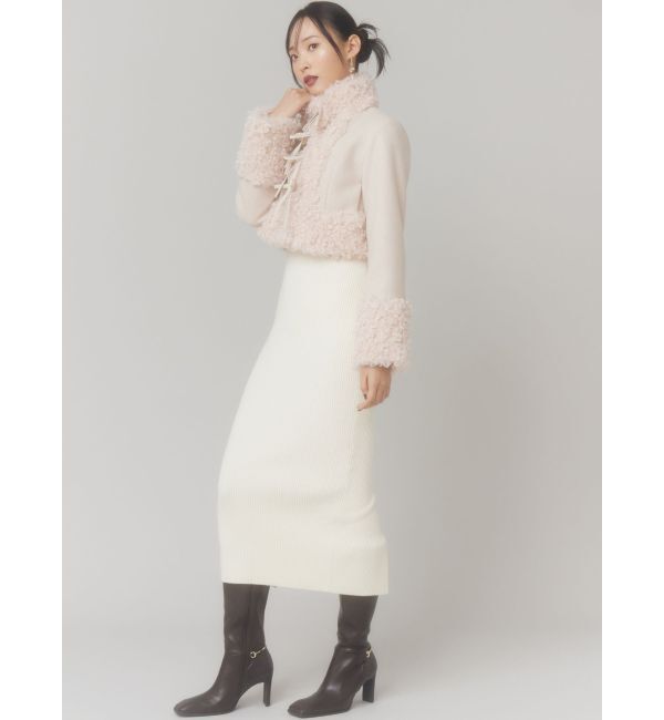 RESEXXY「ポイントフェイクファーブルゾン」|ブルゾン・スタジャン|