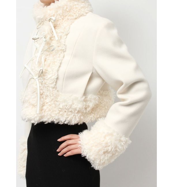 RESEXXY「ポイントフェイクファーブルゾン」|ブルゾン・スタジャン|