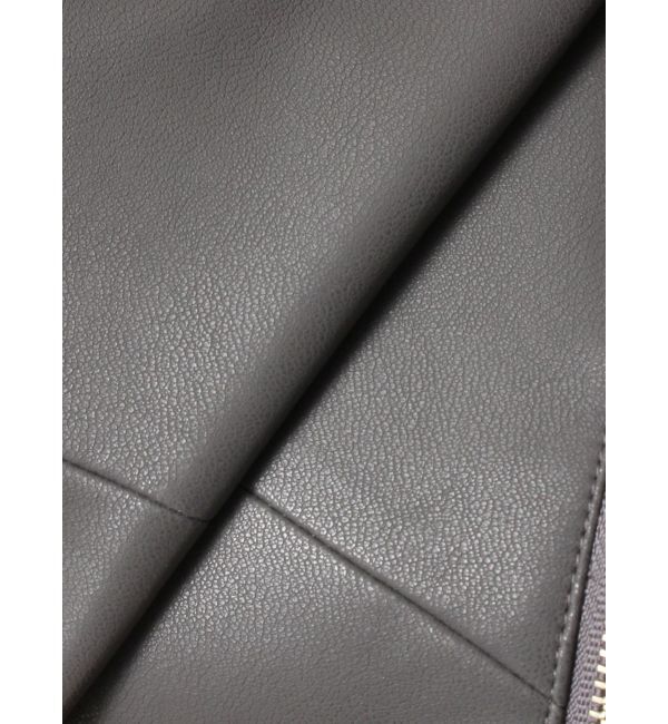 RESEXXY「シアースリーブ合皮ブルゾン」|ブルゾン・スタジャン|