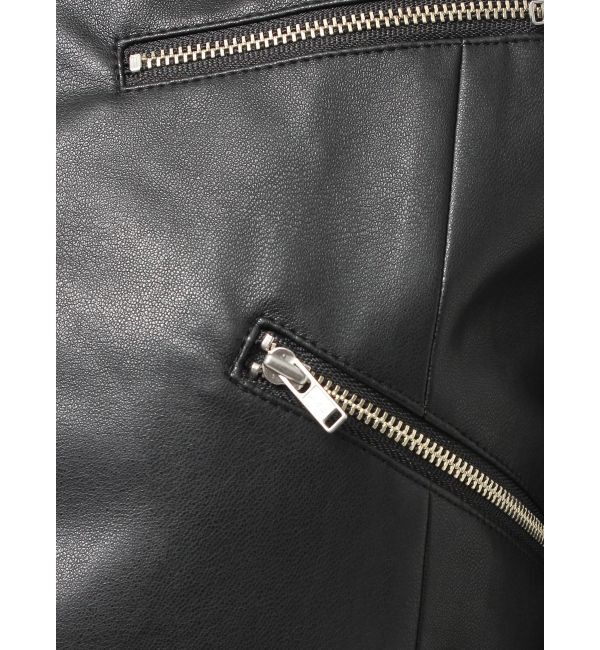RESEXXY「シアースリーブ合皮ブルゾン」|ブルゾン・スタジャン|