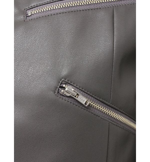 RESEXXY「シアースリーブ合皮ブルゾン」|ブルゾン・スタジャン|