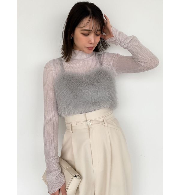 dazzlin「ウォーミーシアーインナーニットトップス」|ニット・セーター|