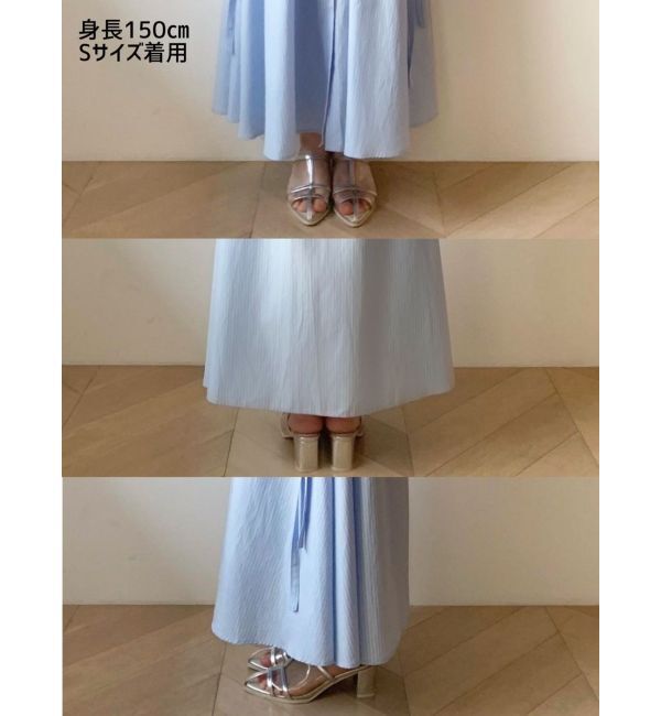 dazzlin「ウエストタックオフショルシャツワンピース」|ワンピース|