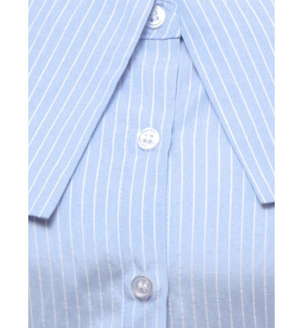 dazzlin「ウエストタックオフショルシャツワンピース」|ワンピース|