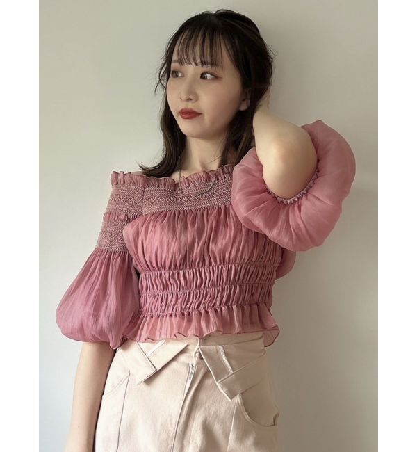 dazzlin「オフショルフェミニックトップス」|シャツ・ブラウス|
