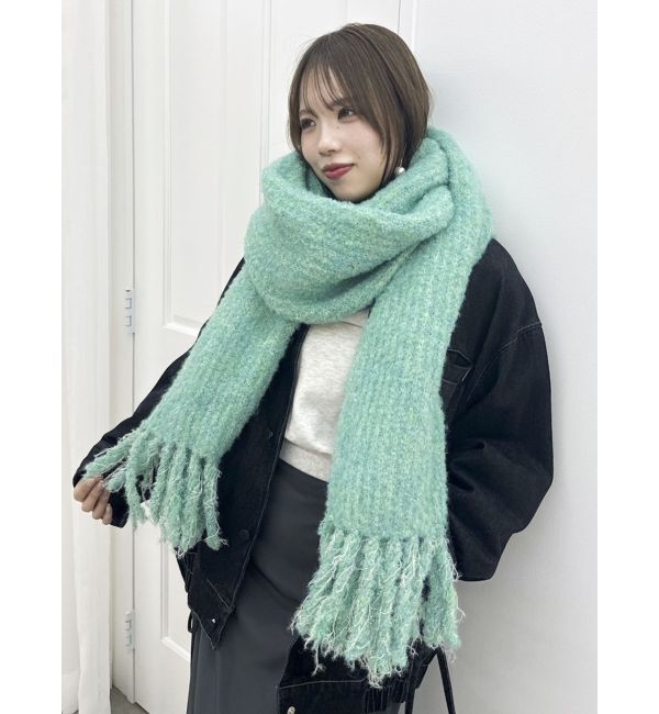 dazzlin「キャンディカラービッグマフラー」|マフラー|