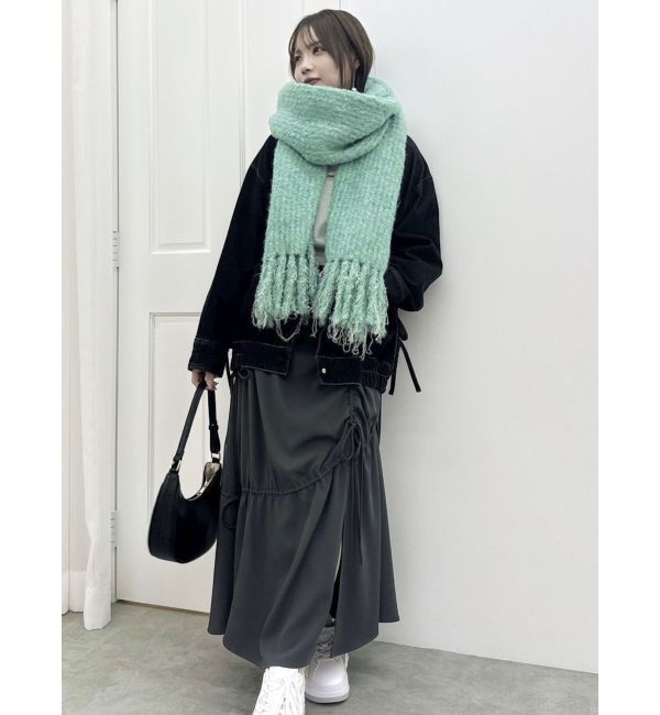 dazzlin「キャンディカラービッグマフラー」|マフラー|