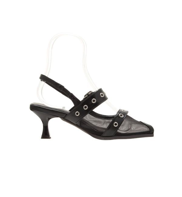 dazzlin「ハトメオープントウパンプス」|パンプス|