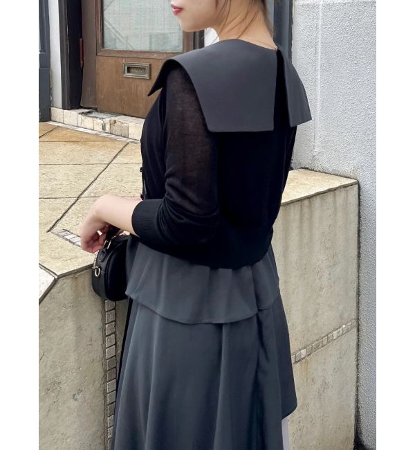 dazzlin「ラメシアーシンプルニットカーディガン」|カーディガン|