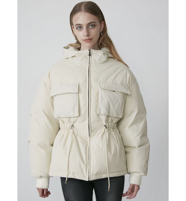 EMODA「シェイプパフダウンブルゾン」|ブルゾン・スタジャン|