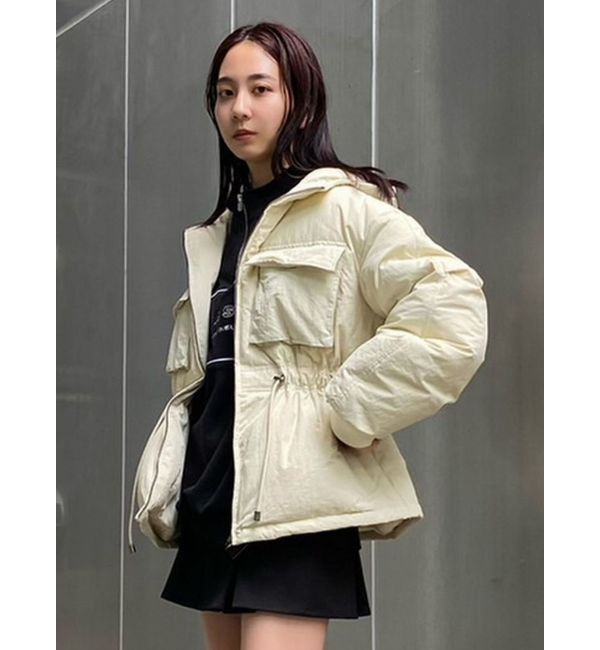 EMODA「シェイプパフダウンブルゾン」|ブルゾン・スタジャン|