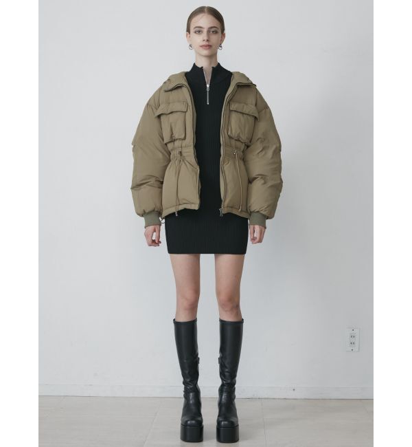 EMODA「シェイプパフダウンブルゾン」|ブルゾン・スタジャン|